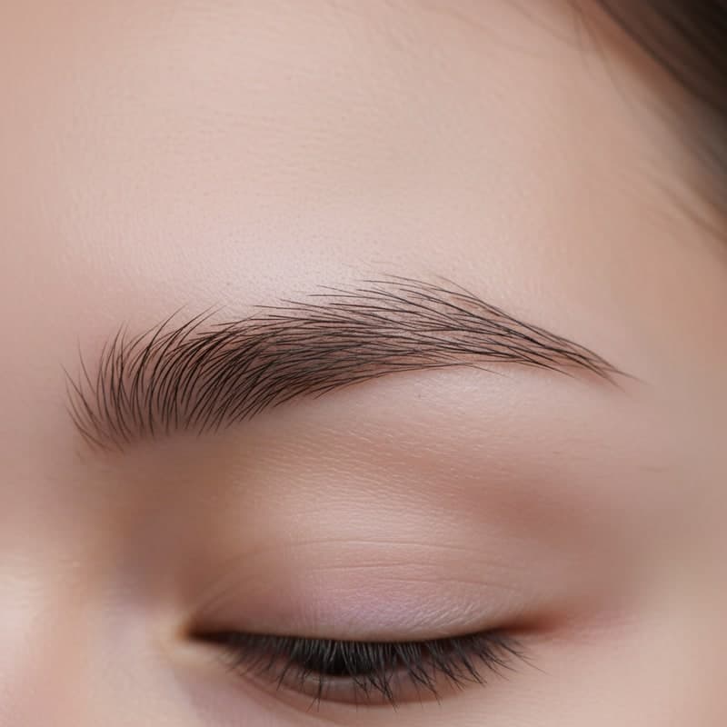 Điêu khắc chân mày sợi tự nhiên