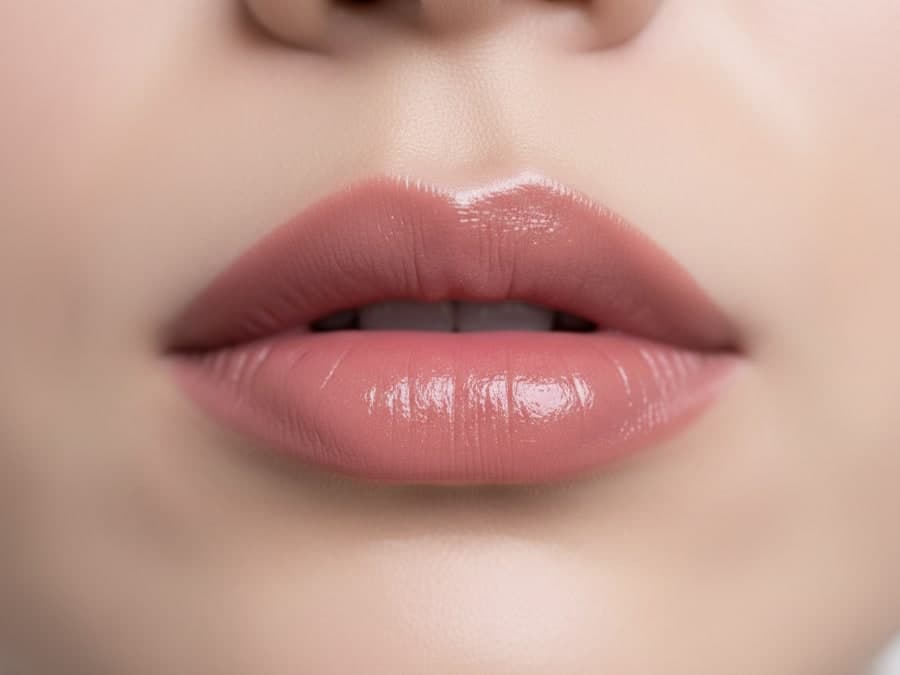 Phun môi collagen
